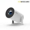 MAGCUBIC HY300Pro Android 14 Projector, 290ANSI Dual WiFi6 BT5.4 Allwinner H726 1280*720P Projector, Home-Cinema Outdoor Projector, Home Theater Projector